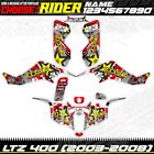 Ltz 400 suzuki wrap graphics stickers kit decals quad 2003 to 2008 kfx 400