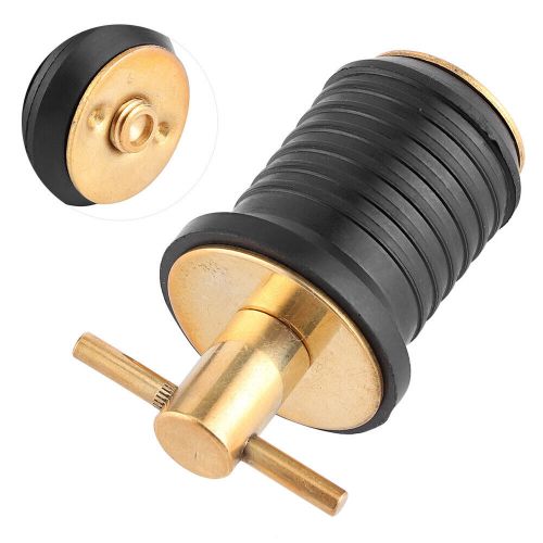 1in rubber brass drain plug thandle twistin marine accessories for hull livewell