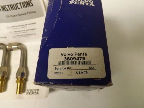 Volvo penta sterndrive oil hose swivel fitting kit 3809479 service kit