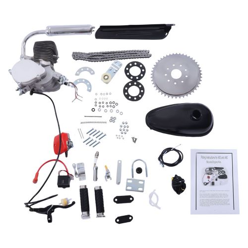 2-Stroke 100CC Bicycle Engine Kit Gas Motorized Bike Motor Full Set CDI Ignition, US $133.00, image 8