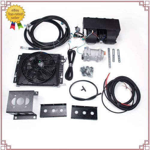 Only cooling 12v ac kit universal evaporator underdash electric compressor