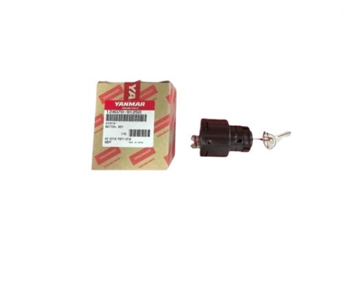 Yanmar ignition switch &amp; key 124070-91250 fits 1gm 2gm 3gm engine series