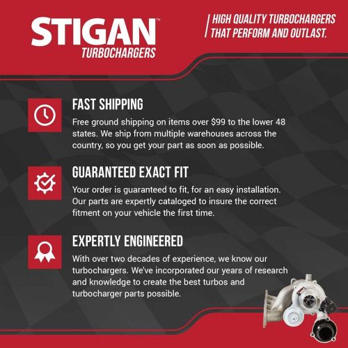 Stigan turbo turbocharger gasket set for ford escape fusion &amp; lincoln mkz