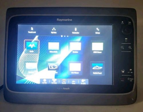 Raymarine e125 12.1&#034; hybrid touch model e70023 12v-24v w/ sun cover