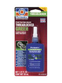 Permatex 29040 ~ penetrating grade threadlocker green - 36ml bottle