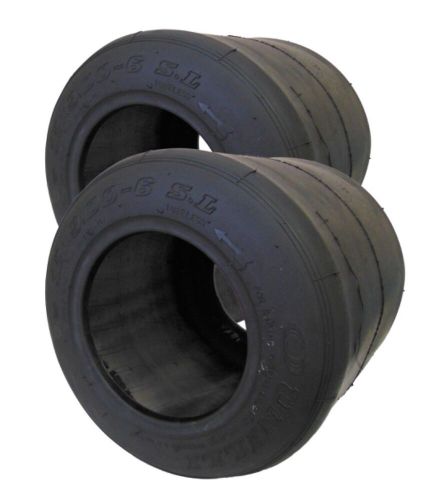 X2 new unilli pair go kart cart racing sl slick tire 10.5&#034; x 4.50&#034; x 6&#034; drift