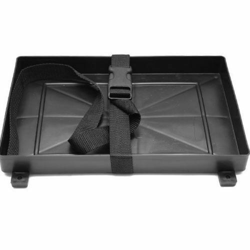 Group 27 deep cycle plastic battery tray &amp; strap marine boats rv truck