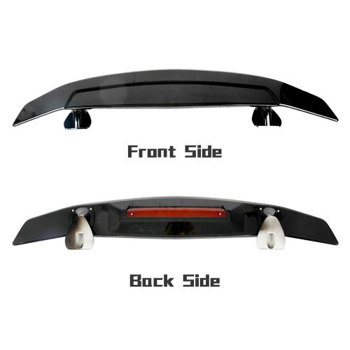 For mazda3 2004-2022 spoiler glossy black rear trunk lip spoiler roof tail wing