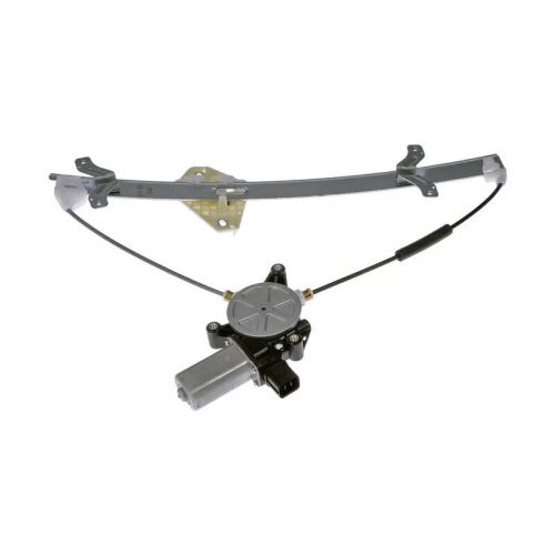 Power window motor and regulator assembly