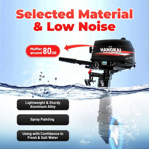 3.5hp-18hp 2 stroke outboard motor fishing boat engine cdi w/ water cooling