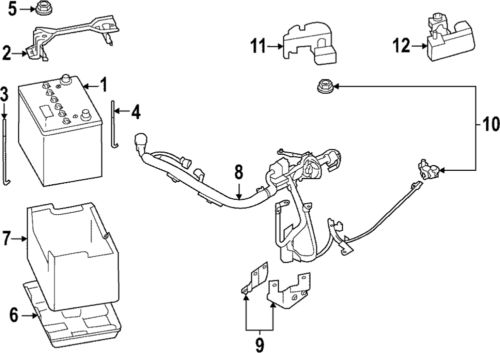 Genuine subaru battery current sensor 29182aa032