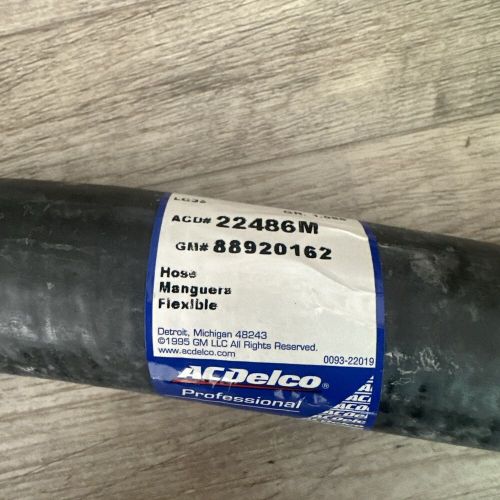 New acdelco gold 22486m molded upper radiator hose