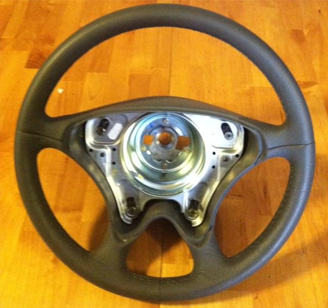 Mercedes benz 390mm leather steering wheel