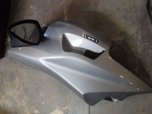 2007-2019 kawasaki jt1500 ultra lx  left side cover &amp; mirror 14091-3780-1s silve