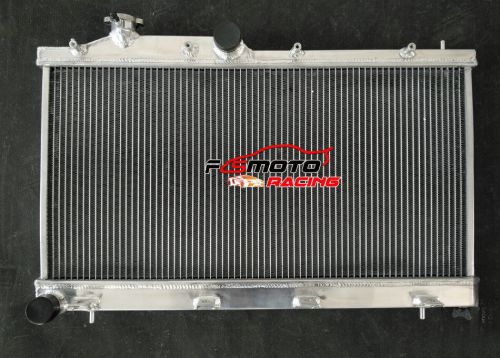 Aluminum radiator + fans for 2015-2021 20 19 subaru wrx va 2.0l fa20dit turbo mt