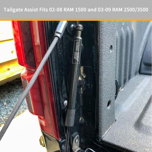 Dz 43300 tailgate assist tailgate assist, hardware included, dodge ram f