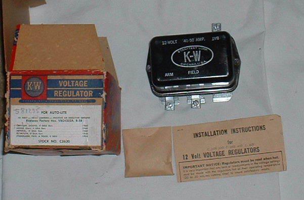 1960 rambler studebaker & truck voltage regulator