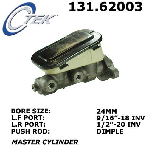 Centric 131.62003 brake master cylinder-c-tek standard brake master cylinder