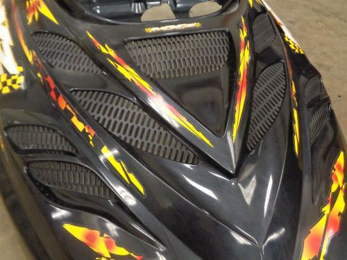 2001 ski doo mxz 800 zx chassis hood shroud w vents decals black