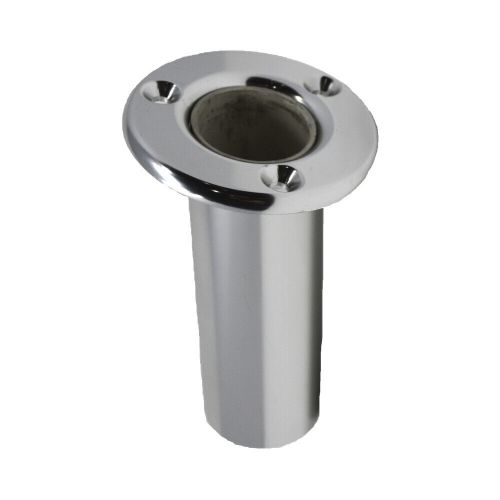 ​taco marine flush mount rod holder 10° - deluxe anodized finish - aluminum