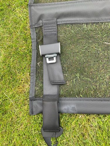 Genuine audi q5 luggage cargo net divider or dog guard with storage bag