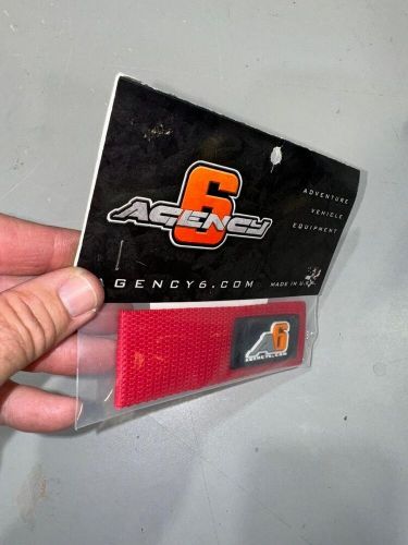 Agency 6 brand a6 1.5&#034; red winch strap brand new