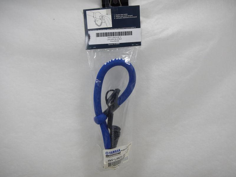 Yamaha mwv-lancd-98-12 lanyard blue *new