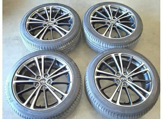 (4) 2013 toyota scion fr-s 5x100 oem factory wheels rims 17'x7"