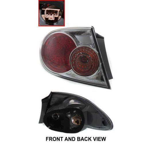 Ma2804102 new tail light lamp driver left side clear red lens lh hand sedan