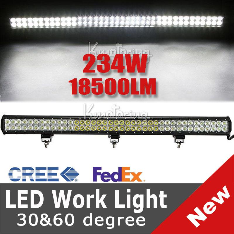 36inch 234w cree led work bar 18500lm light lamp spot flood combo 108w/240w/288w