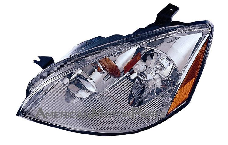 Driver side replacement headlight w/ hid 02-04 nissan altima - 260753z701