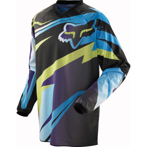 Blue l fox racing hc costa youth jersey 2013 model