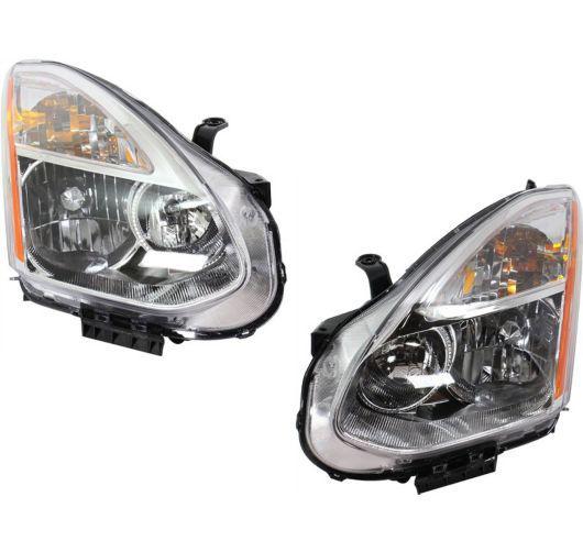 New headlights headlamps lh&rh xenon type pair set autobody kit 08 nissan rogue