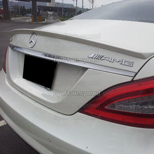 Unpainted for mercedes benz w218 sedan cls a type trunk boot spoiler 2011~2013 ◙