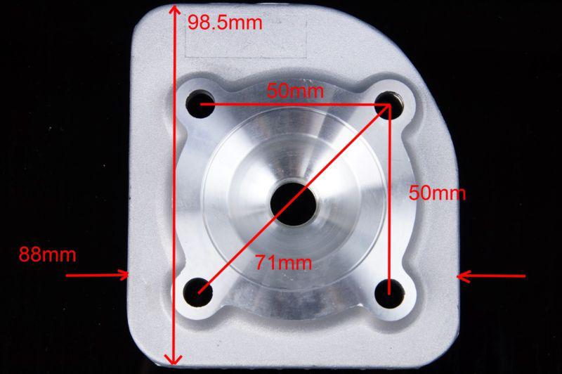 Cylinder head  for 47mm 70cc  minarelli yamaha jog vino zuma yw50 cy50