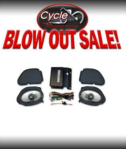 Hog tunes hogtunes fltr road glide amp speaker kit new