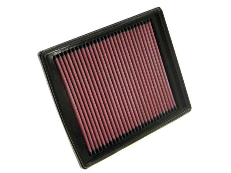 K&n filters 33-2887 - air filter; panel; h-1 3/16 in.; l-9.25 in.; w-7.5 in.