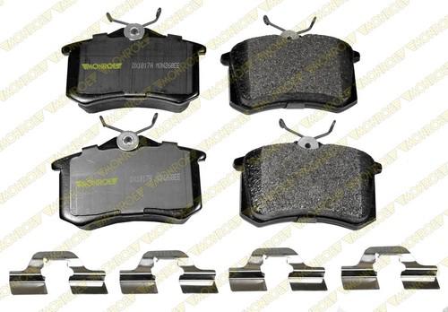 Monroe dx1017a brake pad or shoe, rear-monroe dynamics brake pads