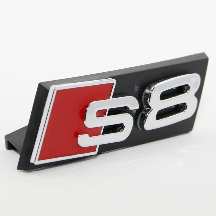 S8 front logo grill grille badge euro sport emblem fit for audi s8