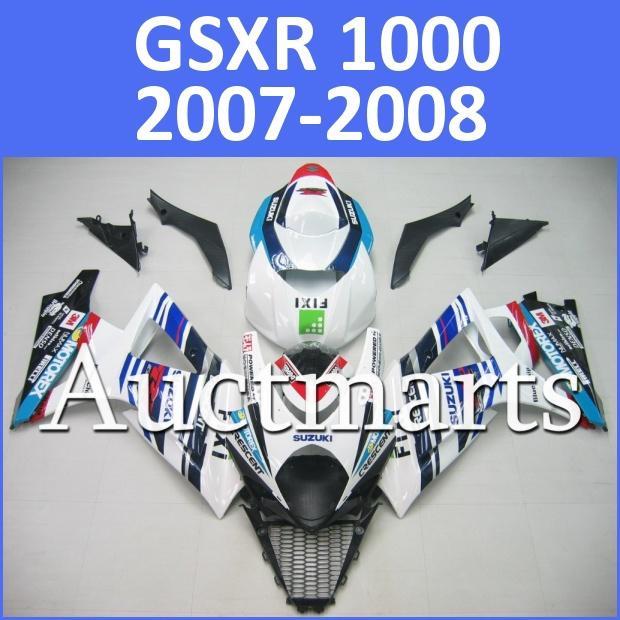 Fit suzuki 07 08 gsxr 1000 gsx-r 2007 2008 fairing bodywork plastics k7 i41 d10