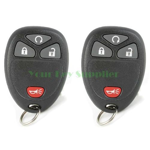 2 new replacement gm keyless entry remote key fob transmitters ouc60270