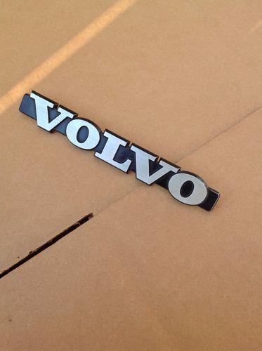  77 volvo 244 trunk emblem tail gate script emblem "volvo" older style