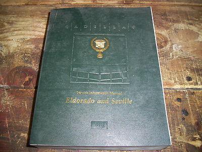 1991 cadillac eldorado\seville factory issue repair manual