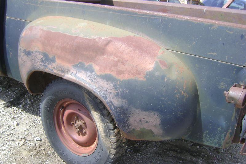 1949 49 studebaker pickup truck left rear fender solid 1950 50 1951 51 1952 1953