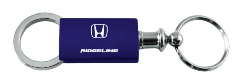 Honda ridgeline navy anodized aluminum valet keychain / key fob engraved in usa