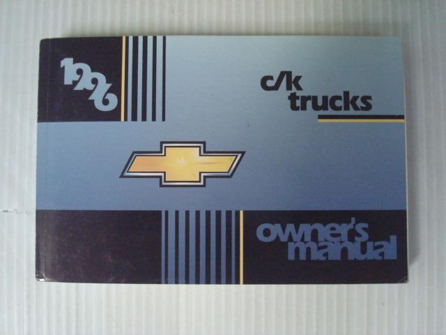 1996 chevrolet c/k pickup owners manual 