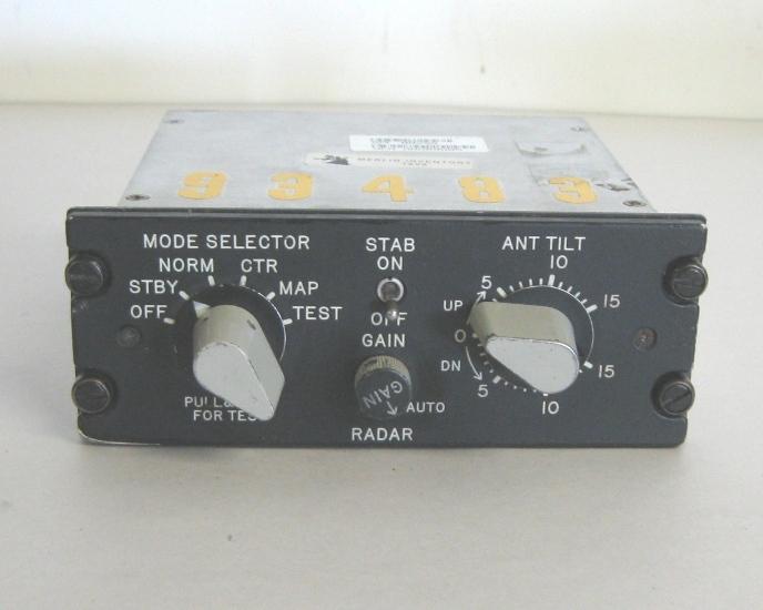 Gables g-1519 aircraft weather radar control panel