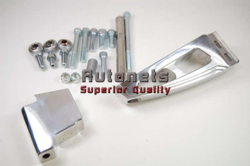 Polished aluminum big block chevy air condition ac bracket swp street hot rod