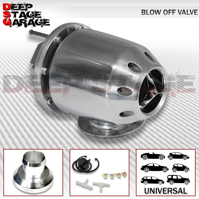 Type-2 turbo sqv universal blow off valve dual spring 30-psi cnc aluminum silver
