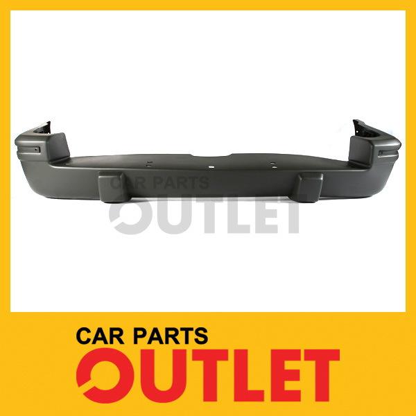 93-95 jeep grand cherokee bumper w/skid mldg text gray